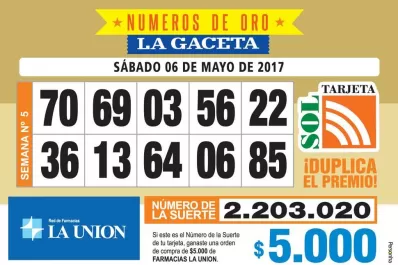 Los Números de Oro de LA GACETA