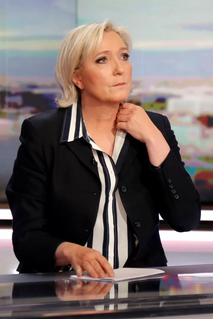 ULTRADERECHA. Le Pen (48 años) puso a su partido frente al Elíseo. fotos Reuters