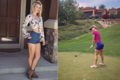 Filtraron fotos prohibidas de la golfista más sensual del mundo