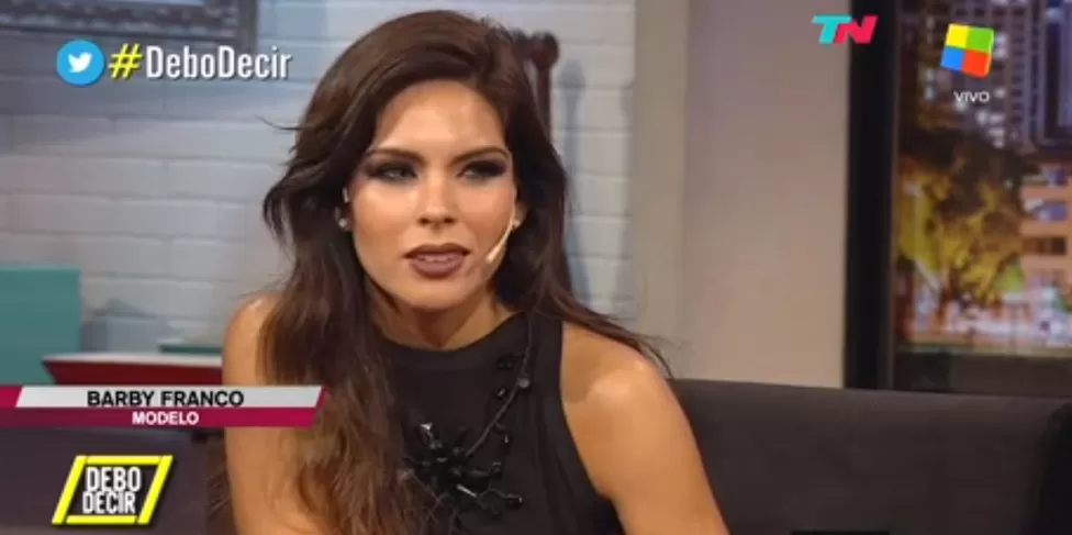 Barby Franco, ex del abogado Fernando Burlando. FOTO CAPTURA DE VIDEO.