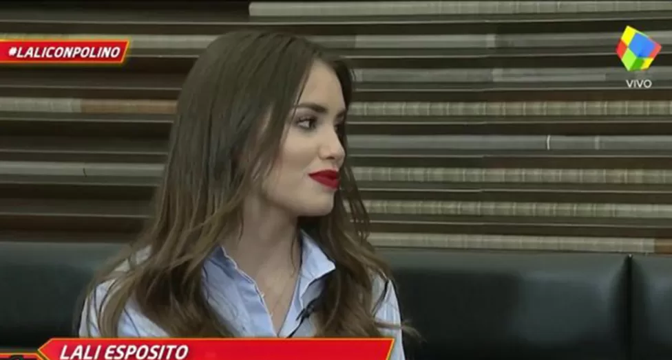 SEGURA. Lali Espósito. FOTO CAPTURA DE LA ENTREVISTA EN PONELE LA FIRMA. 
