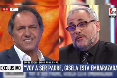 Rial después de la entrevista a Scioli: gracias a mujeres que no abortaron tengo dos hijas