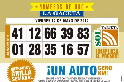 Los Números de Oro de LA GACETA