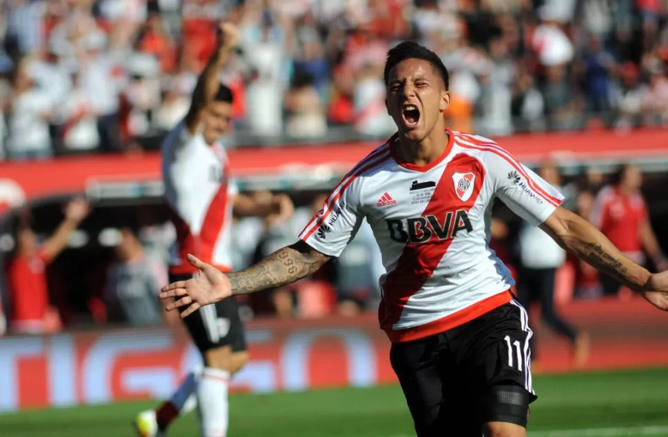 GOLEADOR II. Driussi, que le marcó un tanto a Boca en el partido de la primera rueda, intentará repetir en La Bombonera.  DyN (archivo)