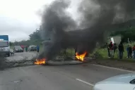 Salieron a la ruta para exigir soluciones para los destrozos que dejaron las inundaciones