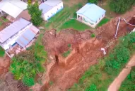 Video: desde un dron filmaron cómo quedó la escuela de Alto El Puesto