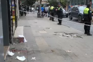 Las fotos más impactantes de la sangrienta pelea en el centro