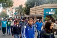 En silencio, marcharon por el crimen de Albornoz Piccinetti