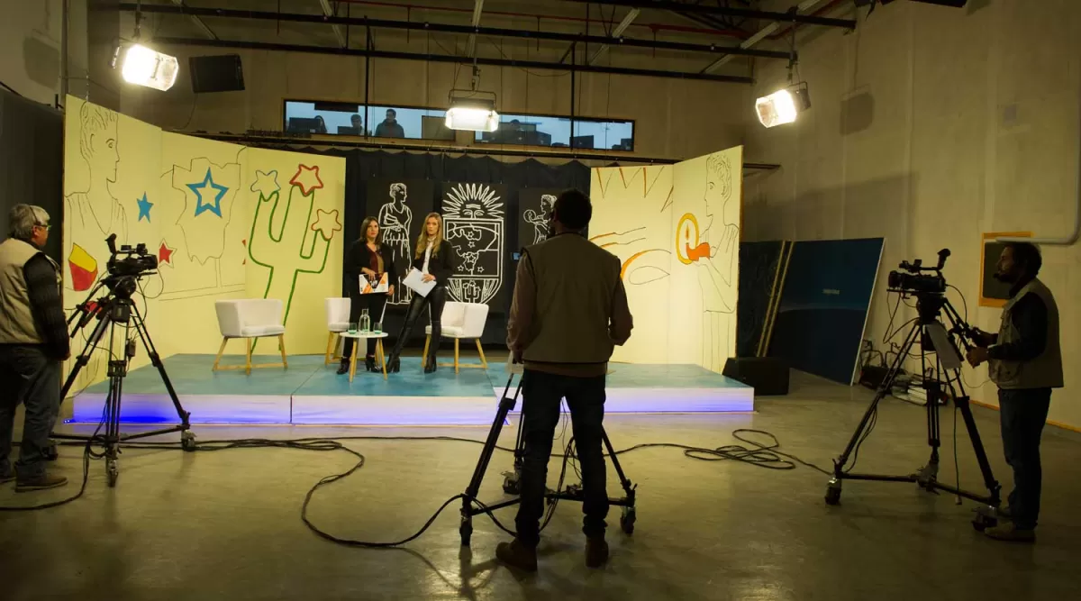GRABANDO. El nuevo set de filmación servirá para las producciones locales.  la gaceta / FOTO DE JORGE OLMOS SGROSSO