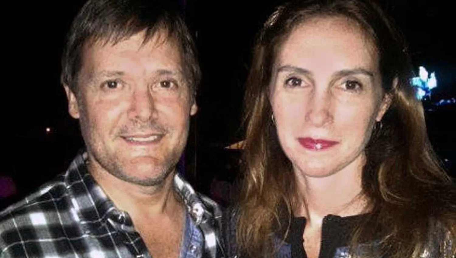 LA PAREJA. Farré y Claudia Schaefer. FOTO TOMADA DE LA NACIÓN