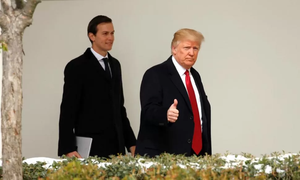 PARIENTE. Jared Kushner asesora  a Trump en temas internacionales. reuters 
