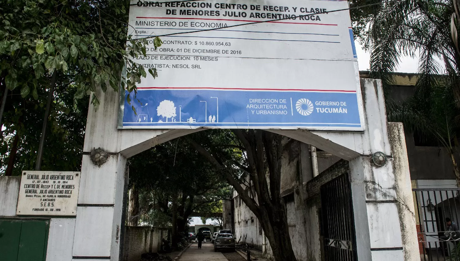 INSTITUTO ROCA. Acá están detenidos los acusados por la muerte de Albornoz Piccinetti. LA GACETA / JORGE OLMOS SGROSSO