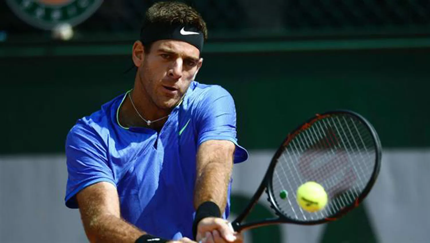 JUAN MARTÍN DEL POTRO. El tenista argentino regresó al Abierto de Francia. FOTO TOMADA DE LA NACIÓN