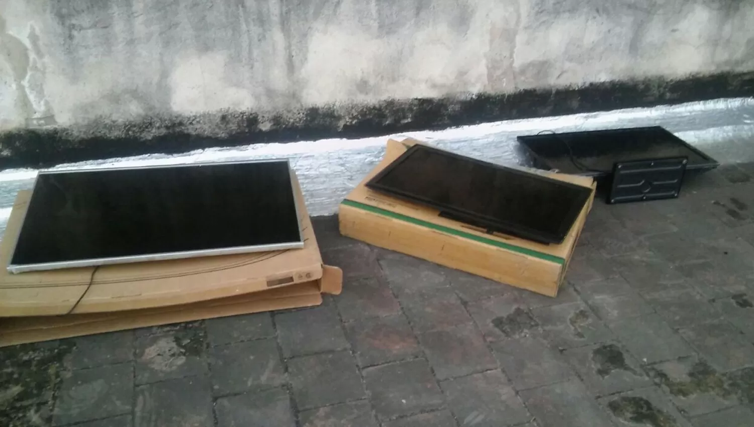 LOS TELEVISORES ENCONTRADOS. 