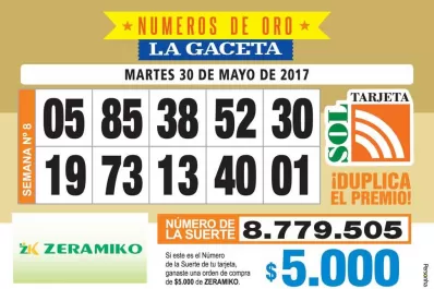 Los Números de Oro de LA GACETA