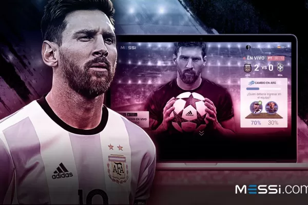Messi presentó su nueva app oficial