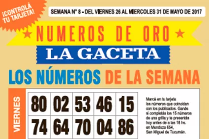 La grilla completa de los Números de Oro