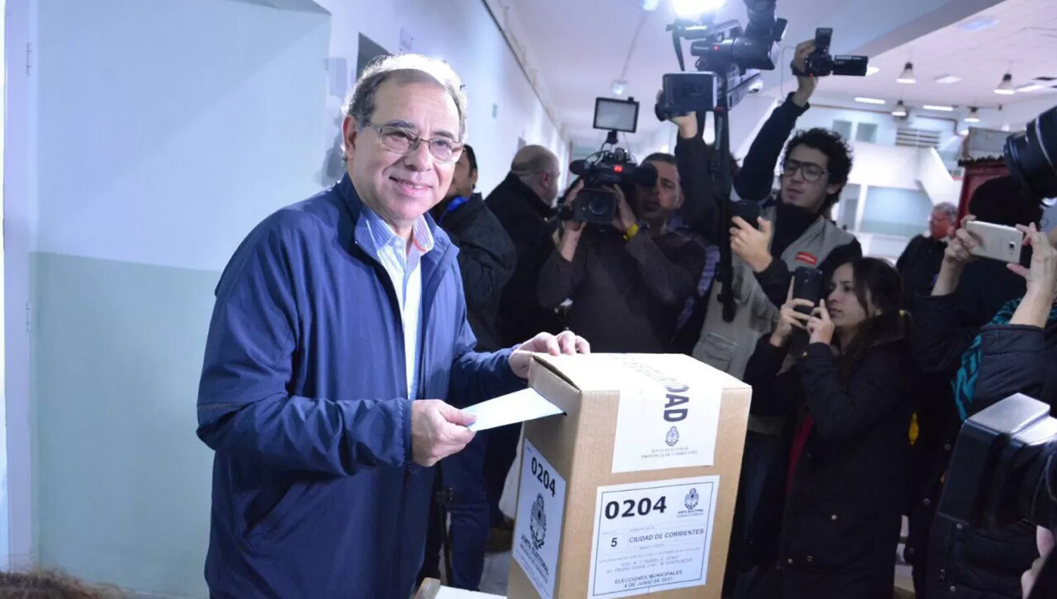 CANDIDATOS. Eduardo Tassano, que se postula a la intendencia de Corrientes. TELAM