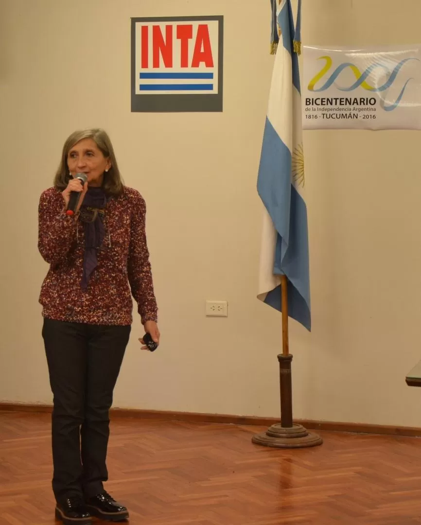 DEL INTA. La ingeniera Violeta Becerra disertó días pasados en Tucumán. 