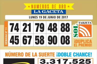 Los Números de Oro de LA GACETA