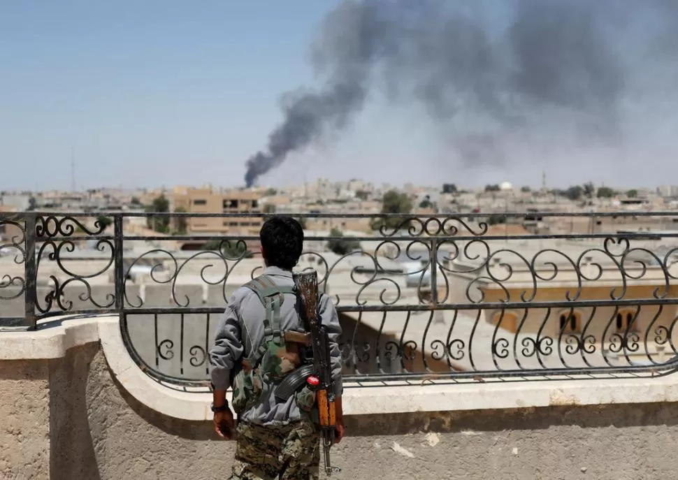 LEALES. La Guardia Revolucionaria apoya al gobierno de Al Assad.  reuters