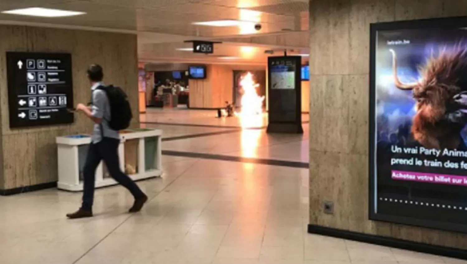 Terror en Bruselas: hubo una explosión en la estación central