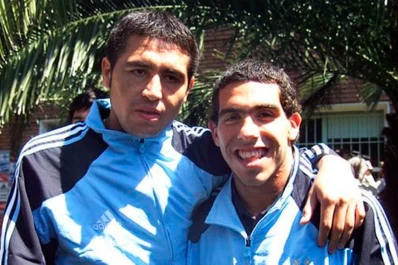 Riquelme: a Tevez lo conozco de chiquito y es un buen chico