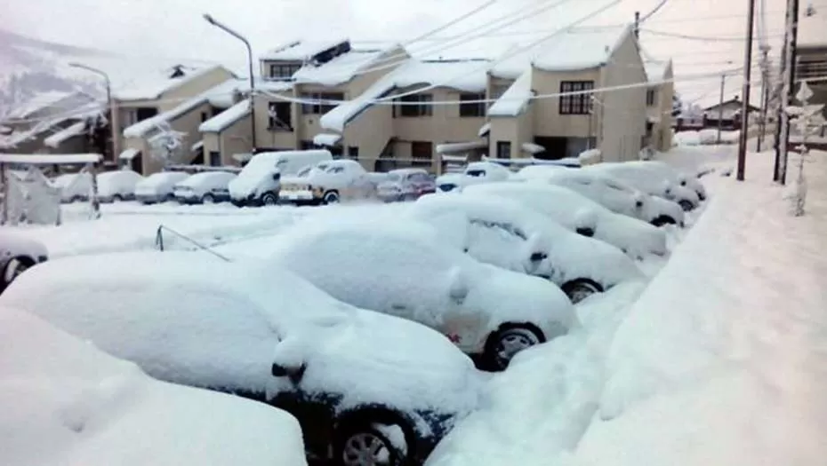 TORMENTA DE NIEVE. Las temperaturas en Chubut llegaron hasta 20 grados bajo cero. FOTO TOMADA DE CLARIN.COM