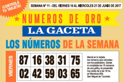 La grilla completa de los Números de Oro