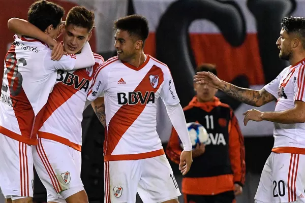 River ganó con lo justo y quedó a un paso de la Libertadores 2018
