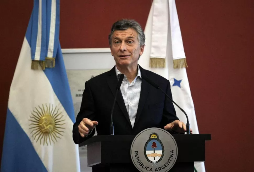 ACUSACIÓN REPETIDA. Macri volvió a criticar a las “mafias” de os juicios laborales, a las que responsabiliza por el quiebre de las PyME en todo el país. DYN