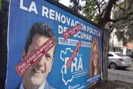 No había propaganda para que me voten, dijo una precandidata a la que le pusieron faja roja en el afiche