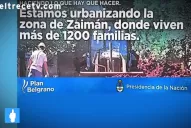 El error en una publicidad del Plan Belgrano fue objeto de broma en el programa de Lanata