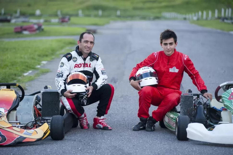 VELOZ. Antonini paseará su talento por la pista del kartódromo internacional. la gaceta / foto de Diego Aráoz (archivo)