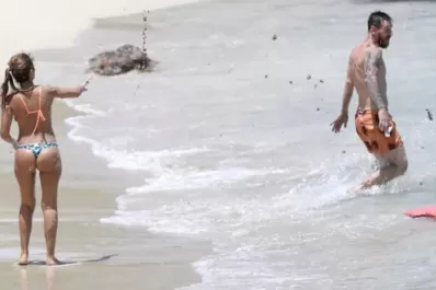 ¡Impresionante! La cola de Antonela Roccuzzo sin Photoshop