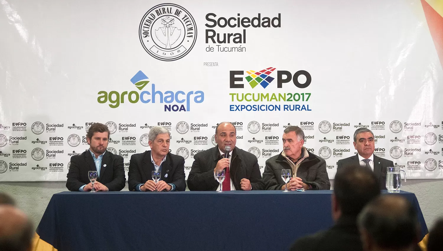 Las autoridades estuvieron presentes en el lanzamiento de la Expo. LA GACETA/FOTO DE INÉS QUINTEROS ORIO