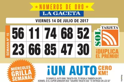 Los Números de Oro de LA GACETA