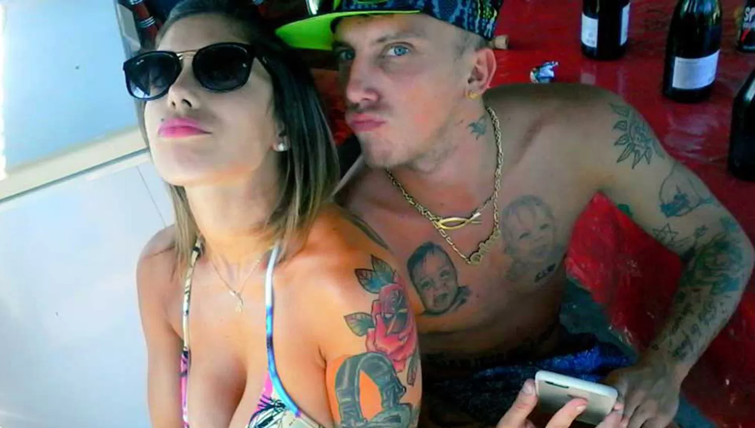 Valeria Aquino y El Polaco. FOTO TOMADA DE CLARÍN.