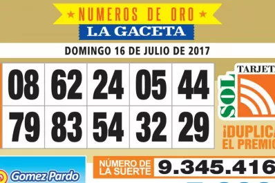 Los Números de Oro de LA GACETA