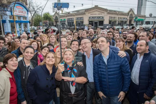 Lilita Carrió pide votos para eliminar la delincuencia del Congreso