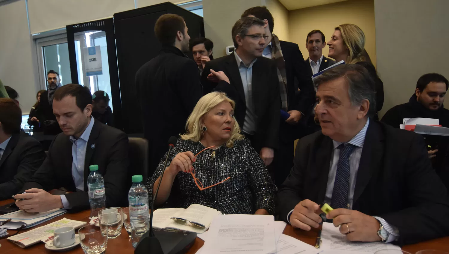 CARRIÓ. La diputada, en la reunión de Asuntos Constitucionales. DYN