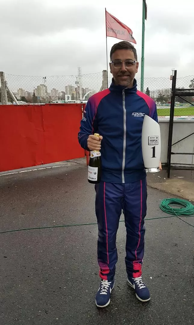 SE ESFORZÓ. No le resultó sencillo, pero Esteban Simonetto ganó en DD2 Master. prensa simonetto