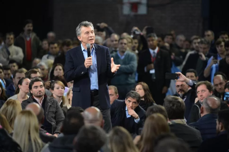 EL DÍA DESPUÉS. Macri negó que vaya a aplicar políticas de ajuste. télam