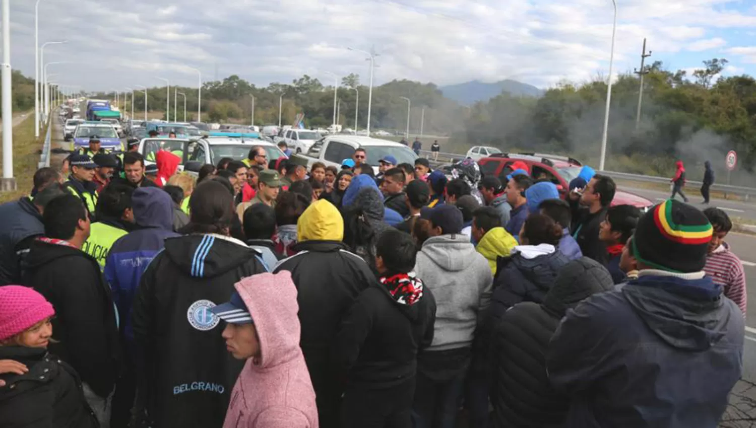 Los bolseros protestaron en junio en la zona de Tapia. FOTO DE ARCHIVO. 