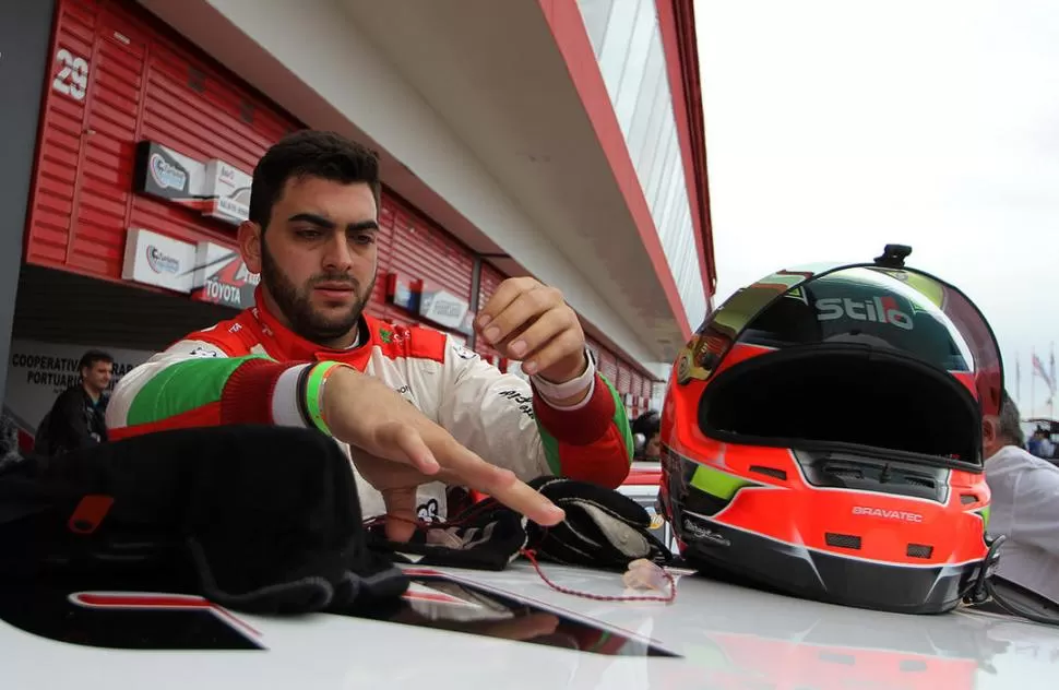 SIEMPRE ACTIVO. Pablo Ortega recibió en los últimos días la invitación para subirse al Chevrolet del equipo Alifraco, cuyo piloto titular es Esteban Gini. BH FOTOS 
