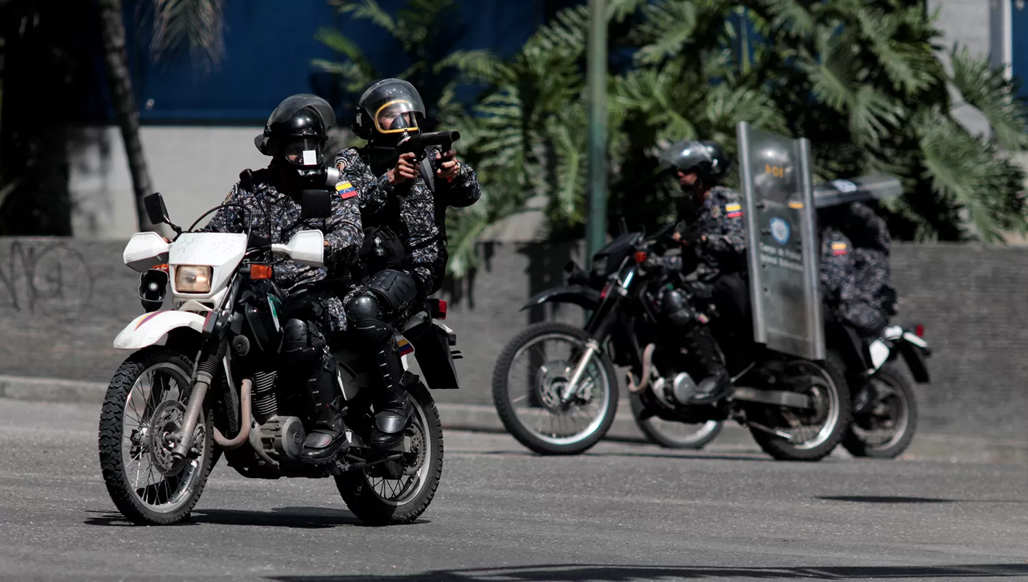 La policía reprimió a manifestantes. FOTO DE REUTERS. 