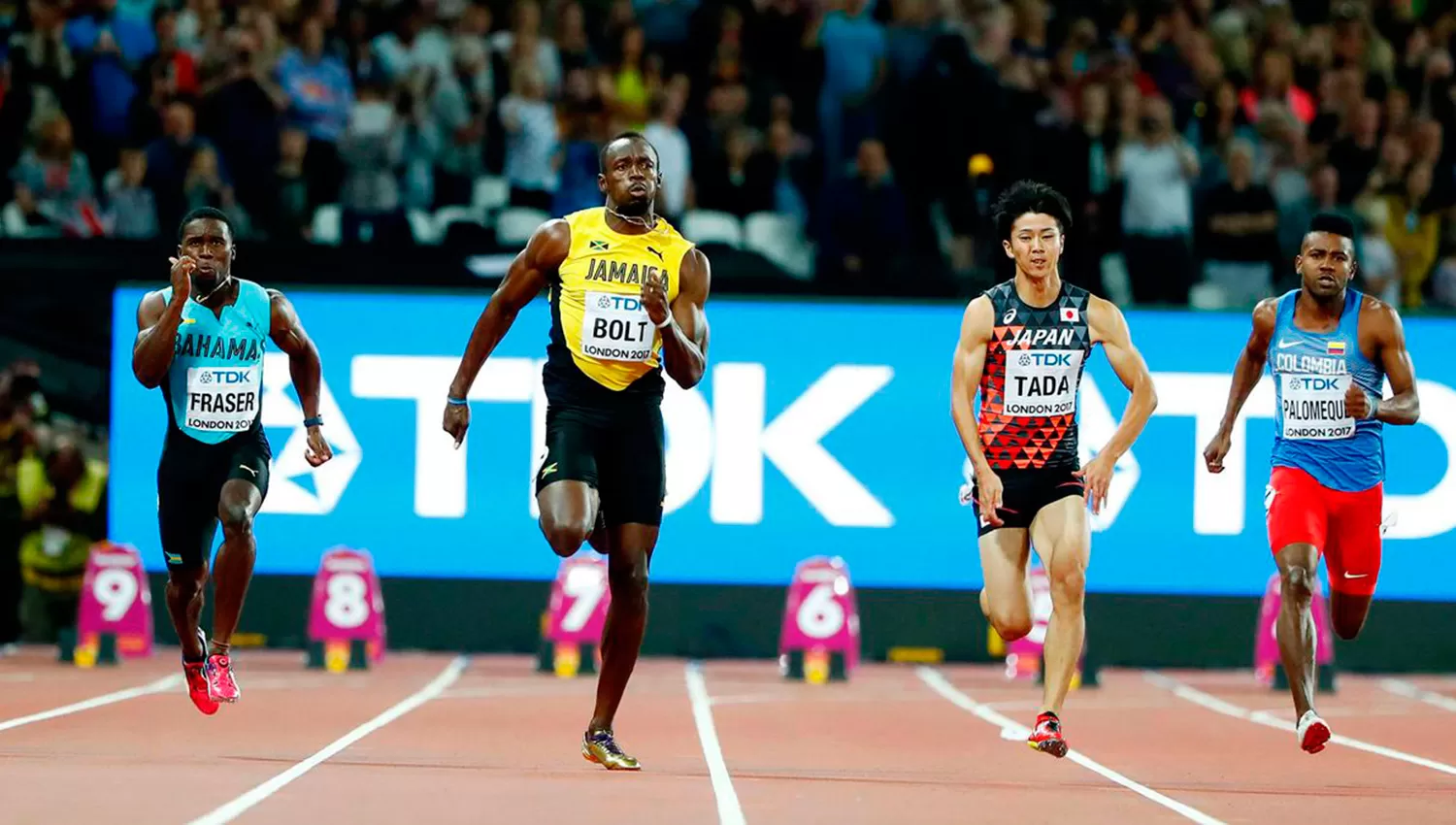 USAIN BOLT. Semifinalista en el mundial de Londres. (REUTERS)