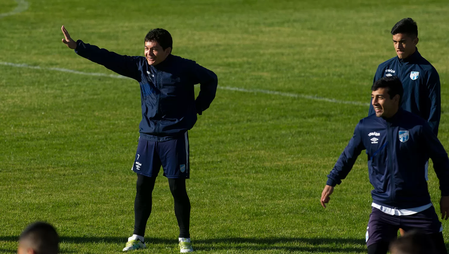 IDOLOS TUCUMANOS. Luis Miguel Rodríguez y Tomás Cuellos, de Atlético. (LA GACETA)