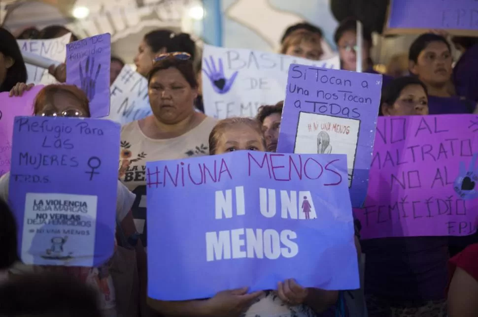 RECLAMO. Al igual que legisladores, mujeres y militantes en general exigen medidas urgentes por los femicidios. la gaceta / foto de diego aráoz