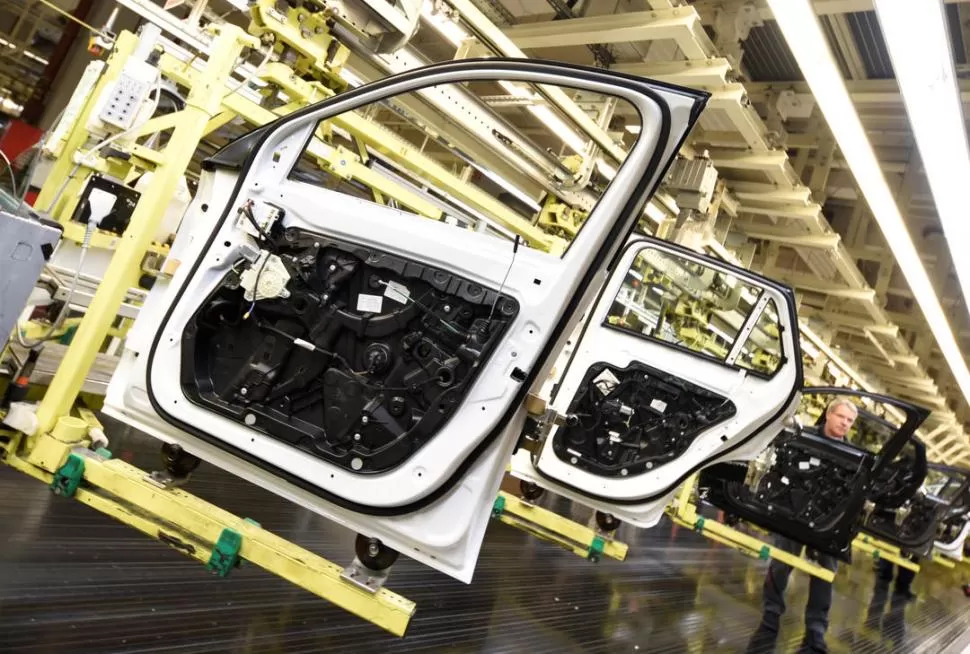 REPUNTE. Según el IES las exportaciones de autopartes aumentaron el 9,8%. REUTERS